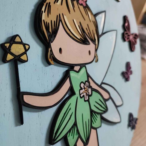 moixinas-ADA Placa infantil personalizada en madera - ADA