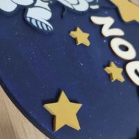 moixinas-ASTRONAUTA-ESTRELLA-1 Placa infantil personalizada en madera - ASTRONAUTA ESTRELLA