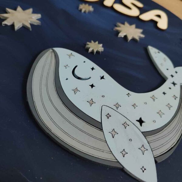 moixinas-BALLENITA-1 Placa infantil personalizada en madera - BALLENITA