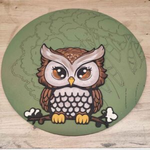 moixinas-BHÚO Placa infantil personalizada en madera - BHÚO