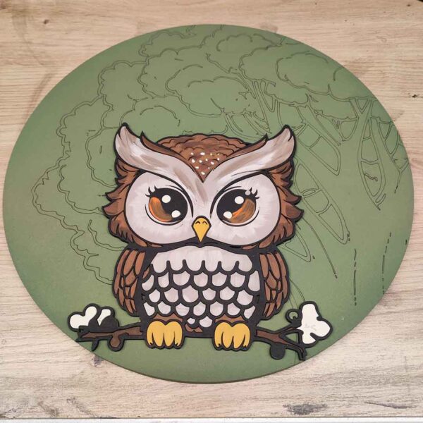 moixinas-BHÚO Placa infantil personalizada en madera - BHÚO