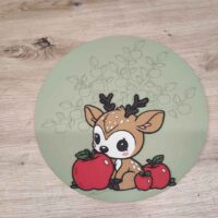 moixinas-CIERVO-1 Placa infantil personalizada en madera - CIERVO