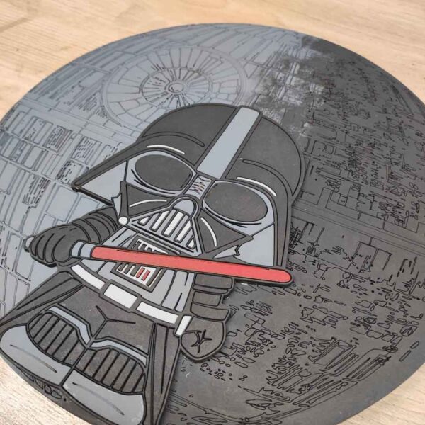moixinas-DARTH-VADER Placa infantil personalizada en madera - DARTH VADER