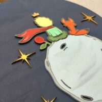 moixinas-EL-PRINCIPITO Placa infantil personalizada en madera - PRINCIPITO