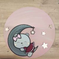 moixinas-GATA-LUNA-2 Placa infantil personalizada en madera - GATA LUNA / GATITA LUNA