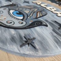 moixinas-MANO-DE-FÁTIMA-GRIS-1 Placa infantil personalizada en madera - MANO DE FÁTIMA GRIS