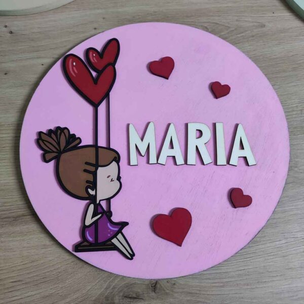 moixinas-NENA-COLUMPIO-1 Placa infantil personalizada en madera - NENA COLUMPIO