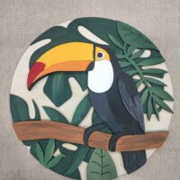 moixinas-TUCÁN-3D-1 Placa infantil personalizada en madera - TUCAN 3D