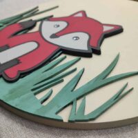 moixinas-ZORRO-1 Placa infantil personalizada en madera - ZORRO