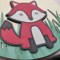 moixinas-ZORRO Placa infantil personalizada en madera - ZORRO