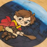 Placa infantil personalizada en madera - HARRY POTTER